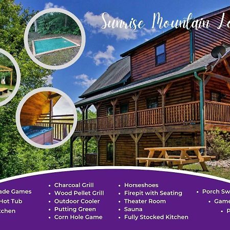Fabulous Pet-Friendly, Family Cabin With Outdoor Kitchen, Hot Tub, Sauna, Fireplace, Theater Room, Arcade, Pool Table, And Fire Pit Within Minuties Of Dollywood Sevierville Εξωτερικό φωτογραφία