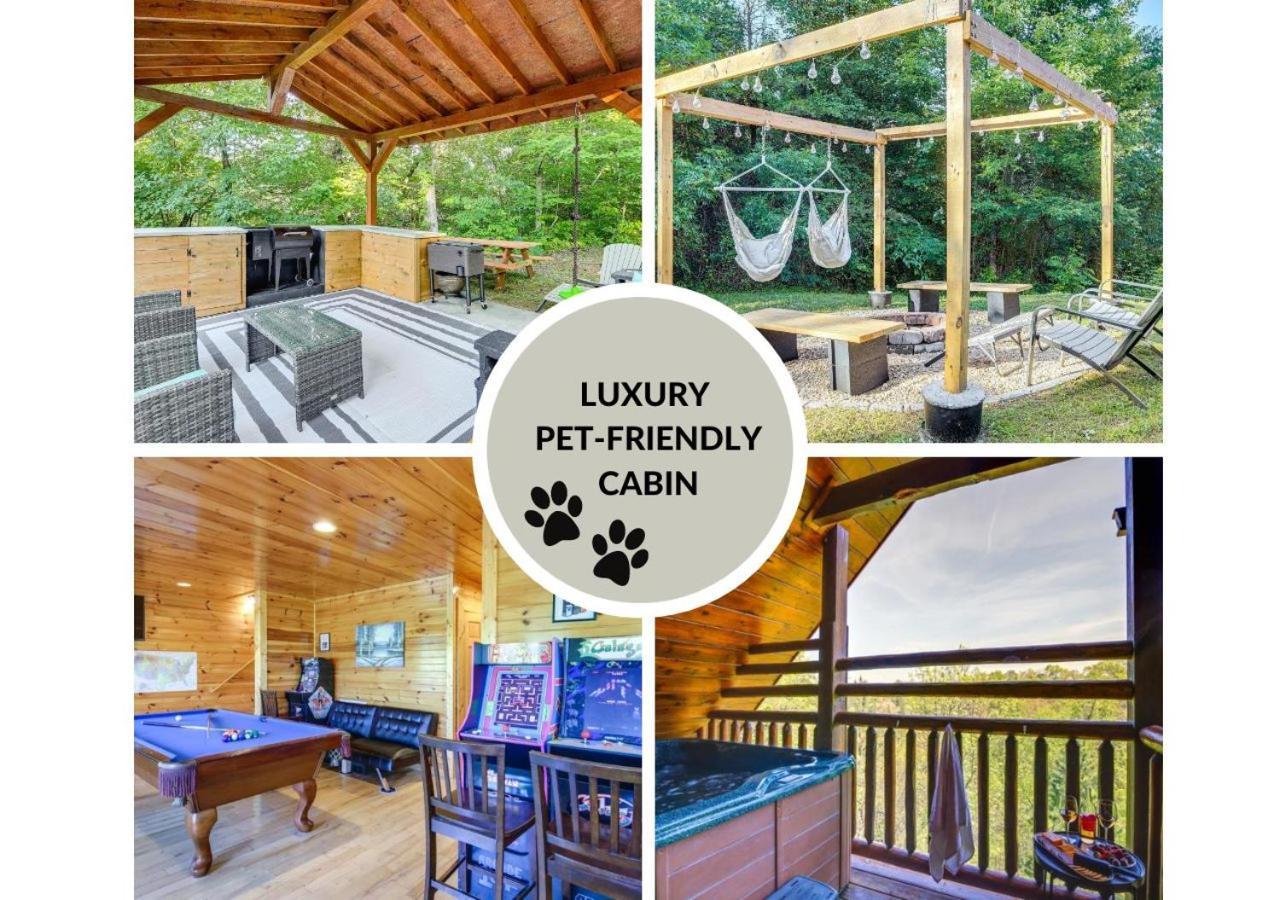 Fabulous Pet-Friendly, Family Cabin With Outdoor Kitchen, Hot Tub, Sauna, Fireplace, Theater Room, Arcade, Pool Table, And Fire Pit Within Minuties Of Dollywood Sevierville Εξωτερικό φωτογραφία